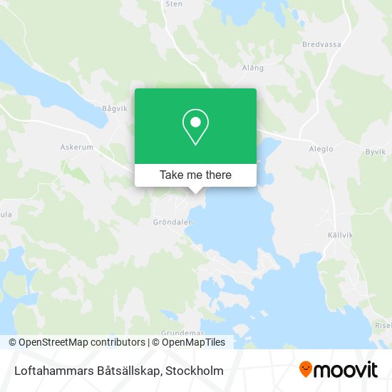 Loftahammars Båtsällskap map