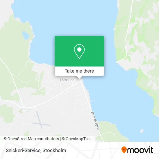 Snickeri-Service map