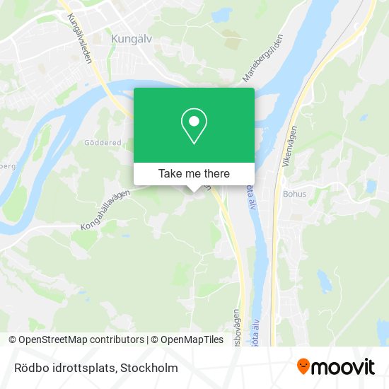 Rödbo idrottsplats map