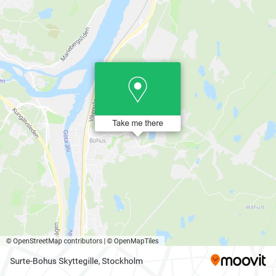 Surte-Bohus Skyttegille map