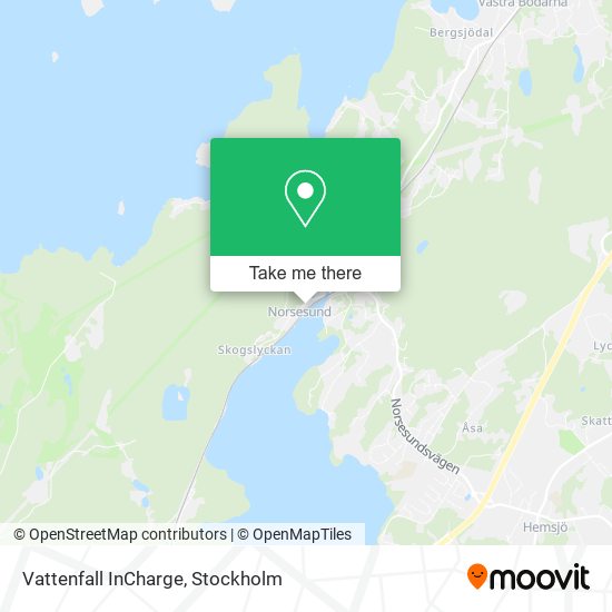 Vattenfall InCharge map