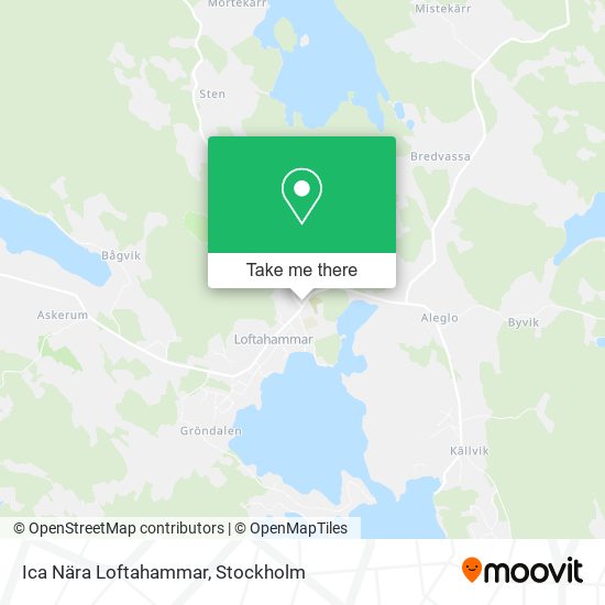 Ica Nära Loftahammar map