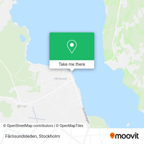 Fårösundsleden map