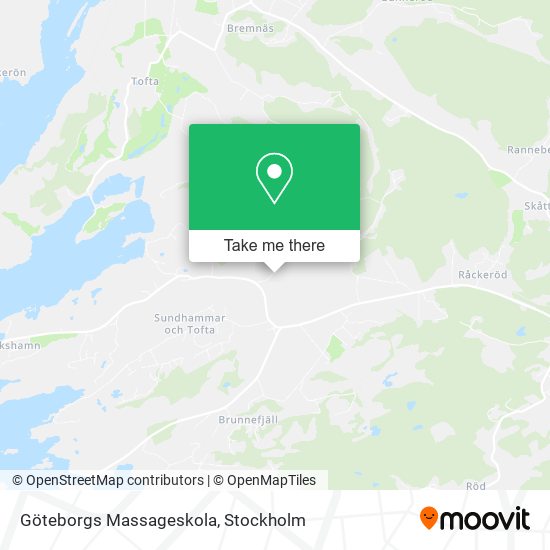 Göteborgs Massageskola map