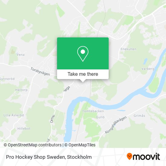 Pro Hockey Shop Sweden map