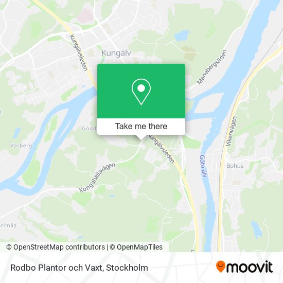 Rodbo Plantor och Vaxt map