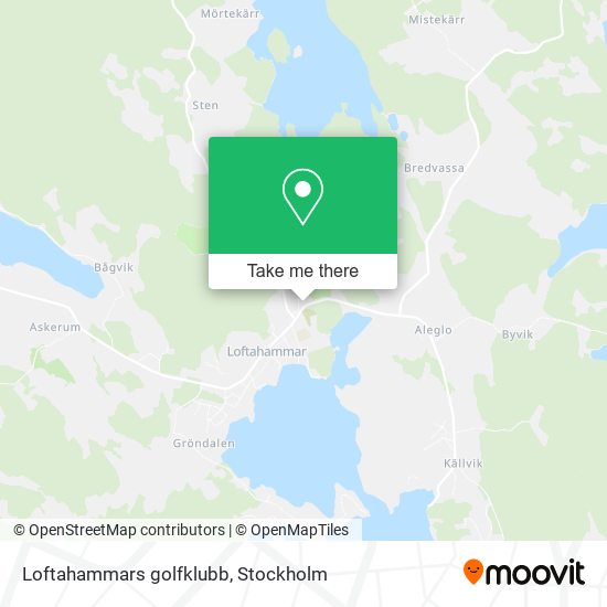 Loftahammars golfklubb map