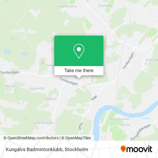 Kungälvs Badmintonklubb map