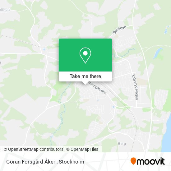 Göran Forsgård Åkeri map