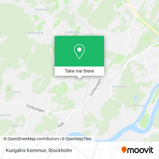 Kungälvs kommun map