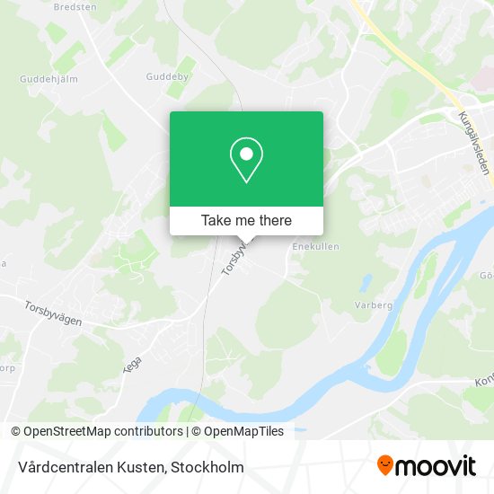 Vårdcentralen Kusten map