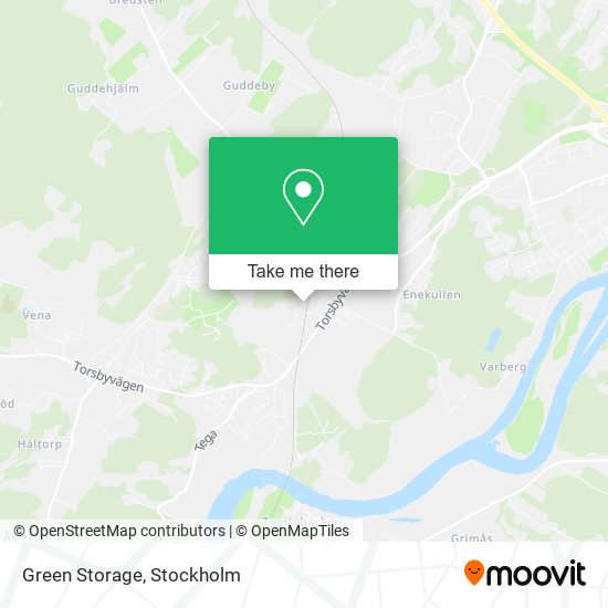 Green Storage map