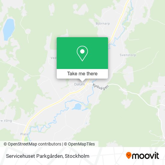 Servicehuset Parkgården map