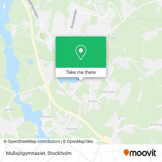 Mullsjögymnasiet map