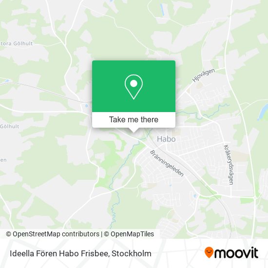 Ideella Fören Habo Frisbee map