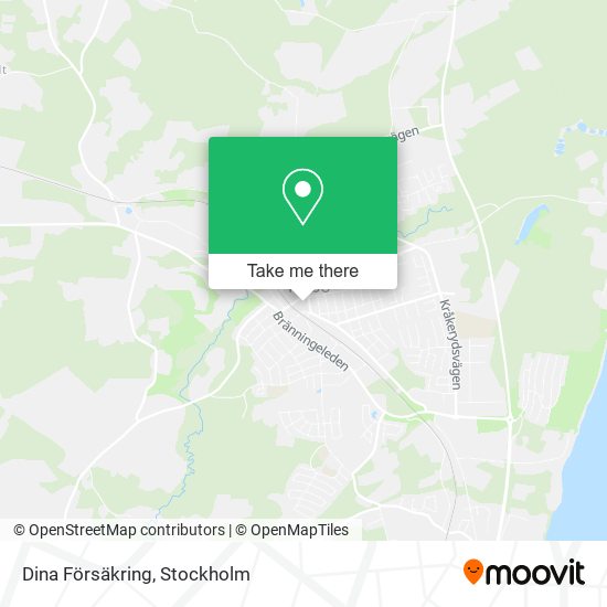 Dina Försäkring map