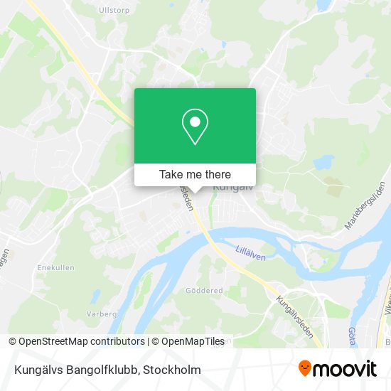 Kungälvs Bangolfklubb map