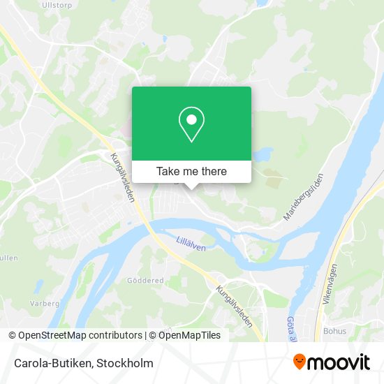 Carola-Butiken map