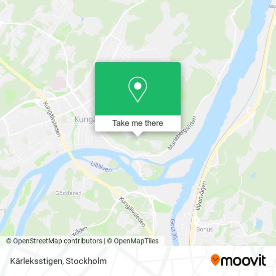 Kärleksstigen map