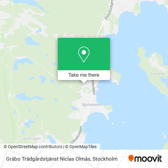 Gråbo Trädgårdstjänst Niclas Olmås map