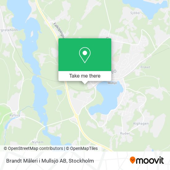 Brandt Måleri i Mullsjö AB map