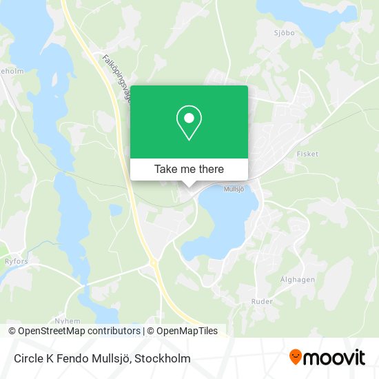 Circle K Fendo Mullsjö map