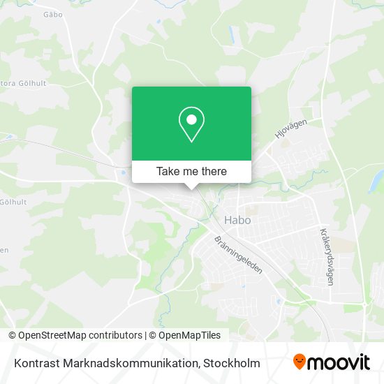 Kontrast Marknadskommunikation map