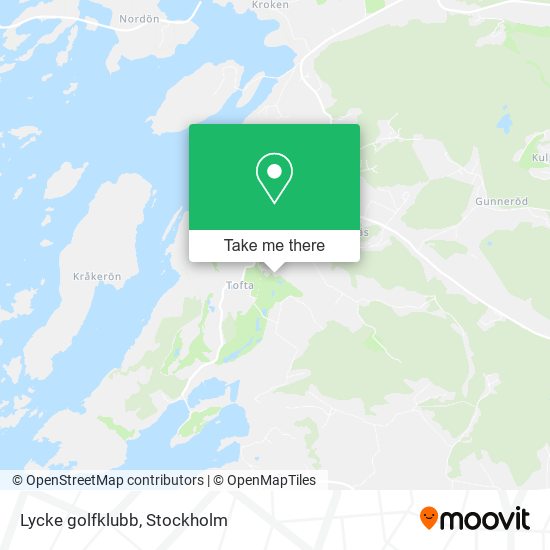 Lycke golfklubb map