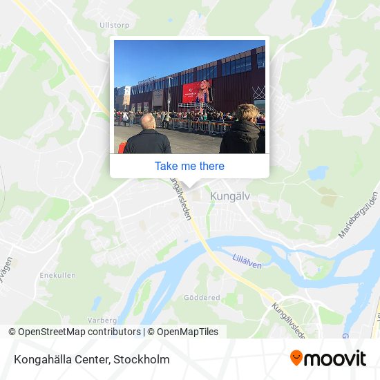 Kongahälla Center map