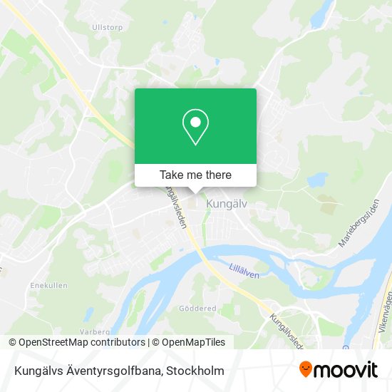 Kungälvs Äventyrsgolfbana map