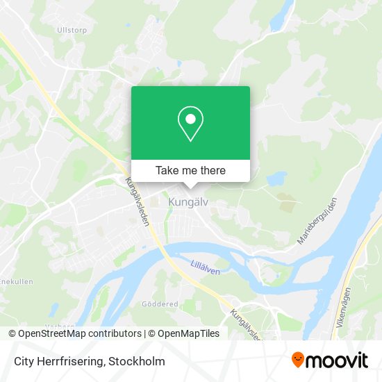 City Herrfrisering map