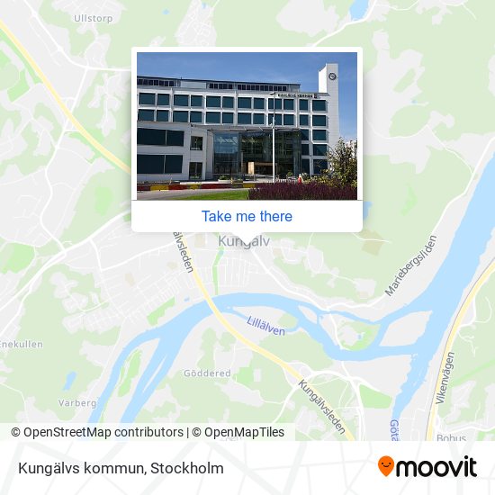 Kungälvs kommun map