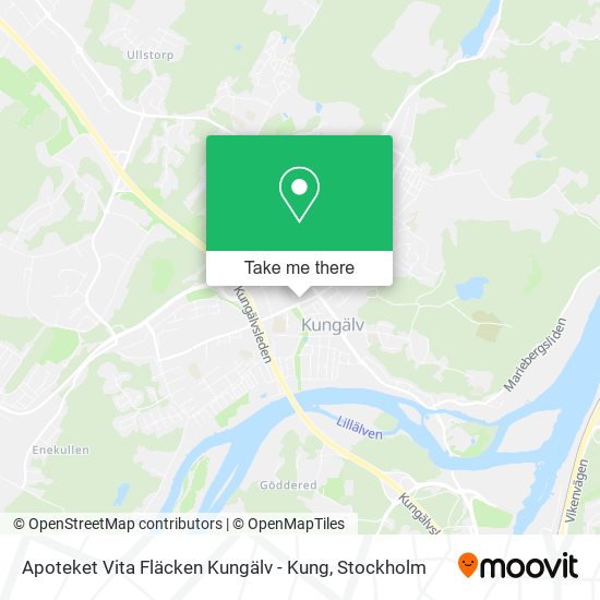 Apoteket Vita Fläcken Kungälv - Kung map