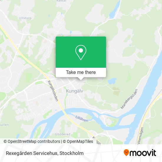 Rexegården Servicehus map