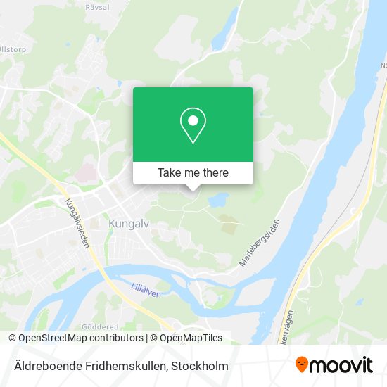 Äldreboende Fridhemskullen map