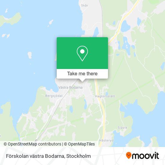 Förskolan västra Bodarna map