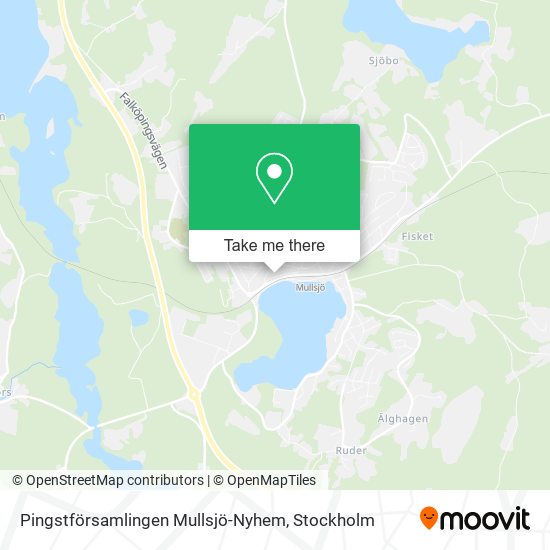 Pingstförsamlingen Mullsjö-Nyhem map