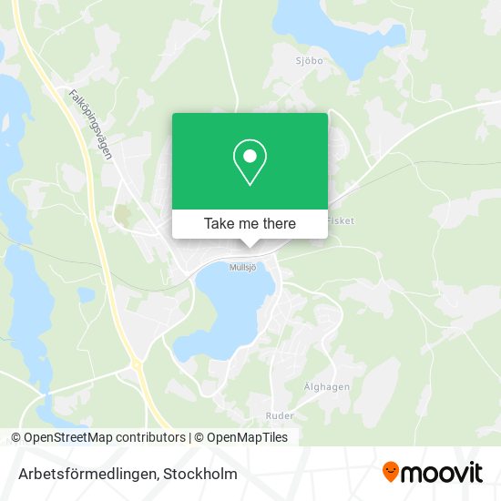 Arbetsförmedlingen map