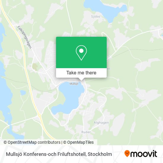 Mullsjö Konferens-och Friluftshotell map
