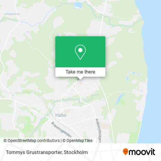 Tommys Grustransporter map