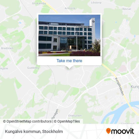Kungälvs kommun map