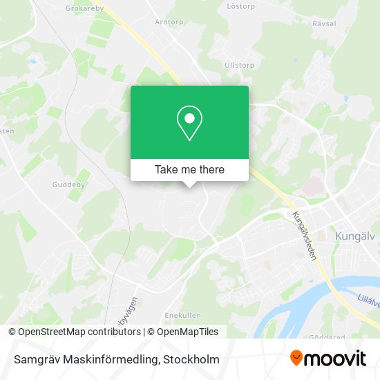 Samgräv Maskinförmedling map