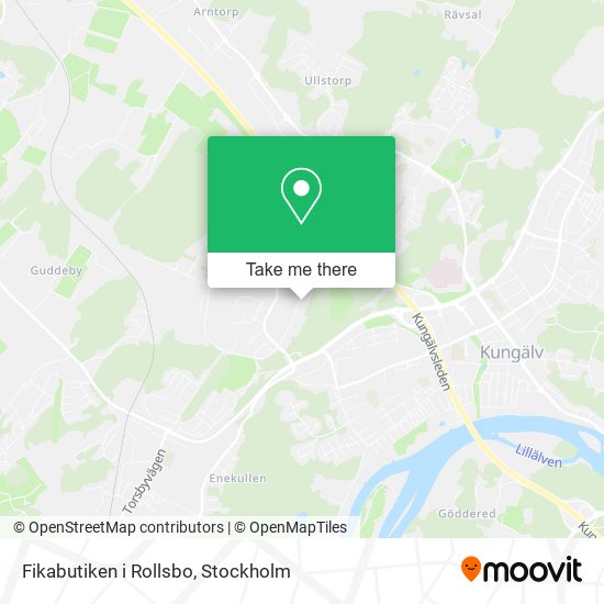 Fikabutiken i Rollsbo map