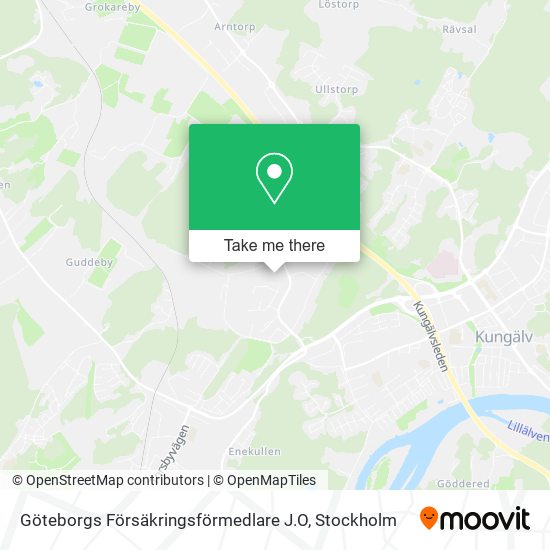 Göteborgs Försäkringsförmedlare J.O map
