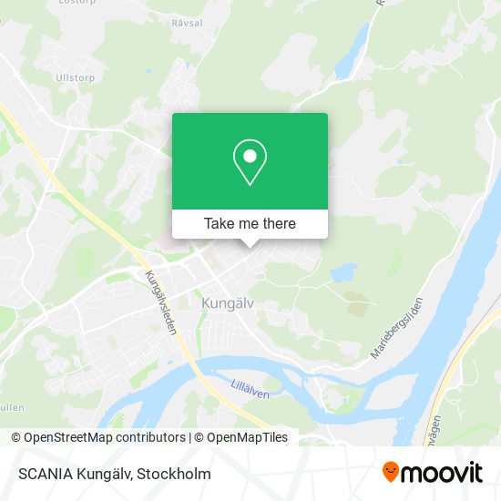 SCANIA Kungälv map