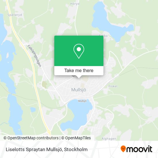 Liselotts Spraytan Mullsjö map