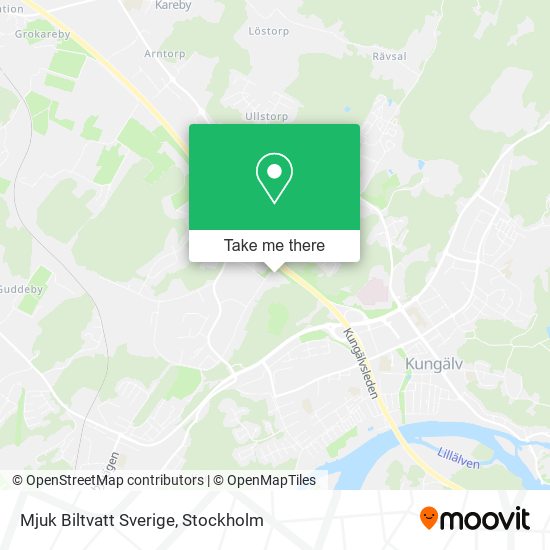 Mjuk Biltvatt Sverige map