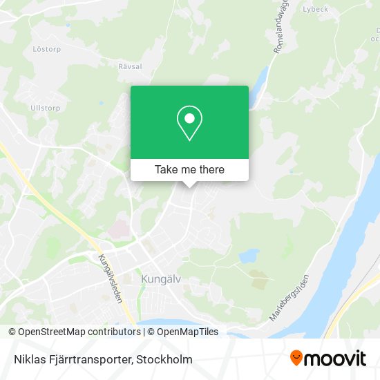 Niklas Fjärrtransporter map