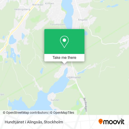 Hundtjänst i Alingsås map