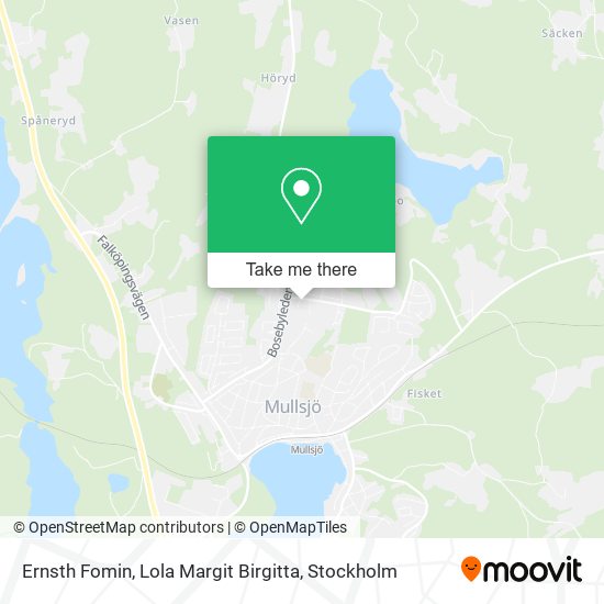 Ernsth Fomin, Lola Margit Birgitta map